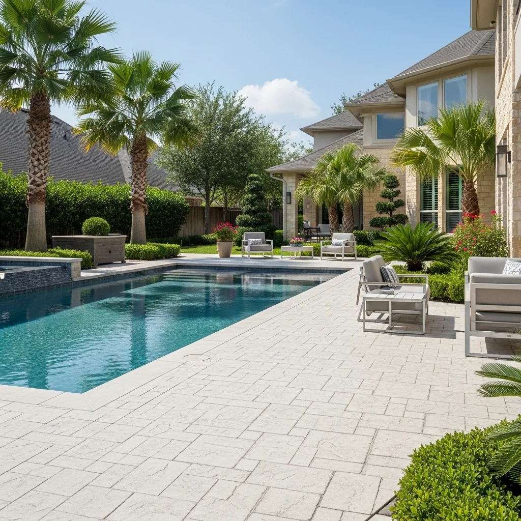 Pool Deck Cleaning in Houston