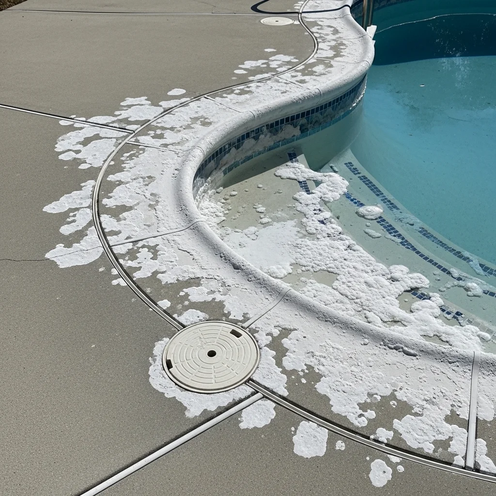 Cleaning of Concrete-Pool-Deck