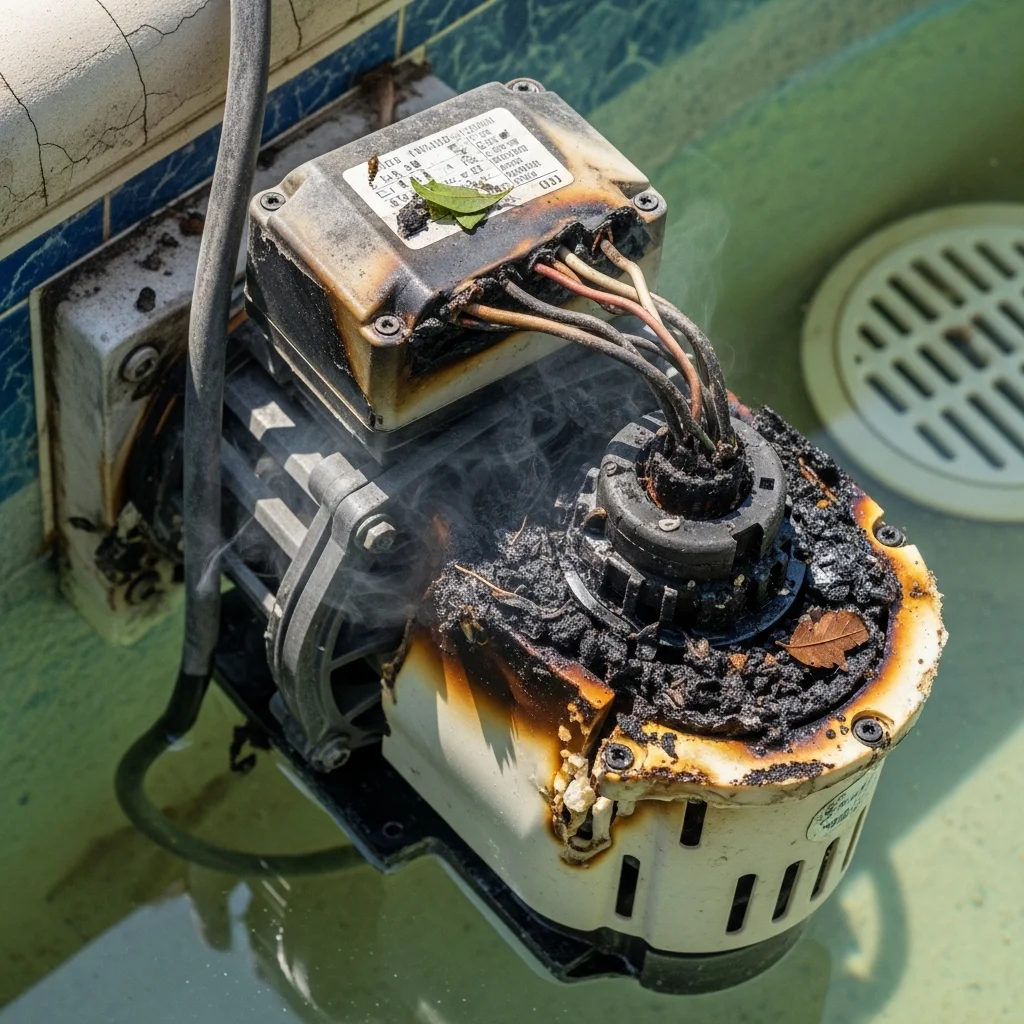 damaged pool pump in Houston