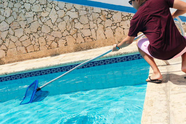 Step by step Complete Pool Cleaning process in houston