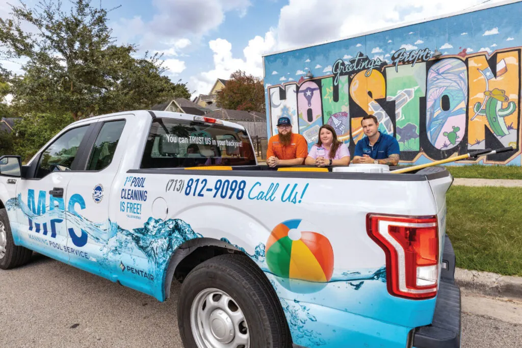 manning pool cleaning van and pool cleaners